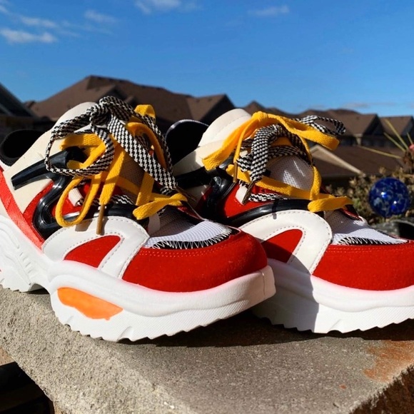 Shoes - COLORBLOCK RETRO SNEAKERS